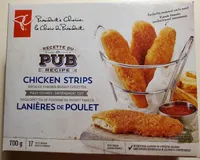 President's Choice Pub Recipe Chicken Strips, Fully Cooked
