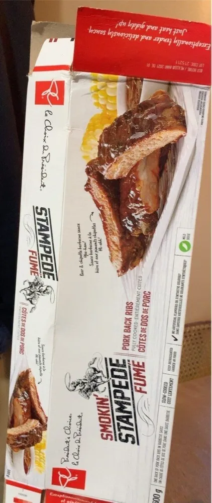 Pork back ribs