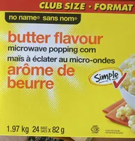 Butter Flavour Microwave Popping Corn