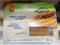 Plant Based Sweet Italian Sausage - Simulated Pork