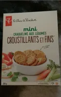 Mini craquelins aux légumes