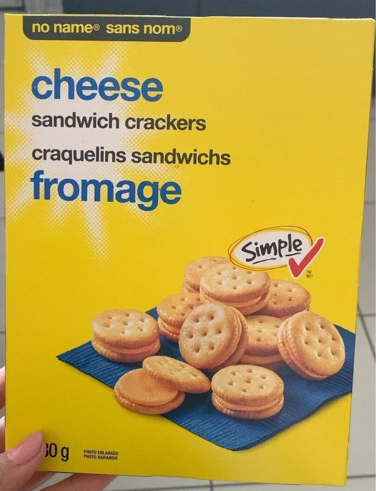 craquelins sandwich fromage