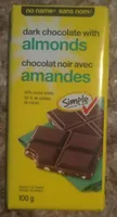 dark chocolate with almonds
