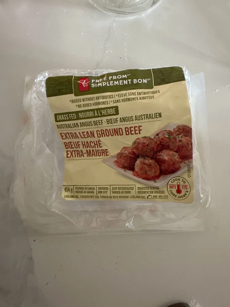 Extra lean ground beef