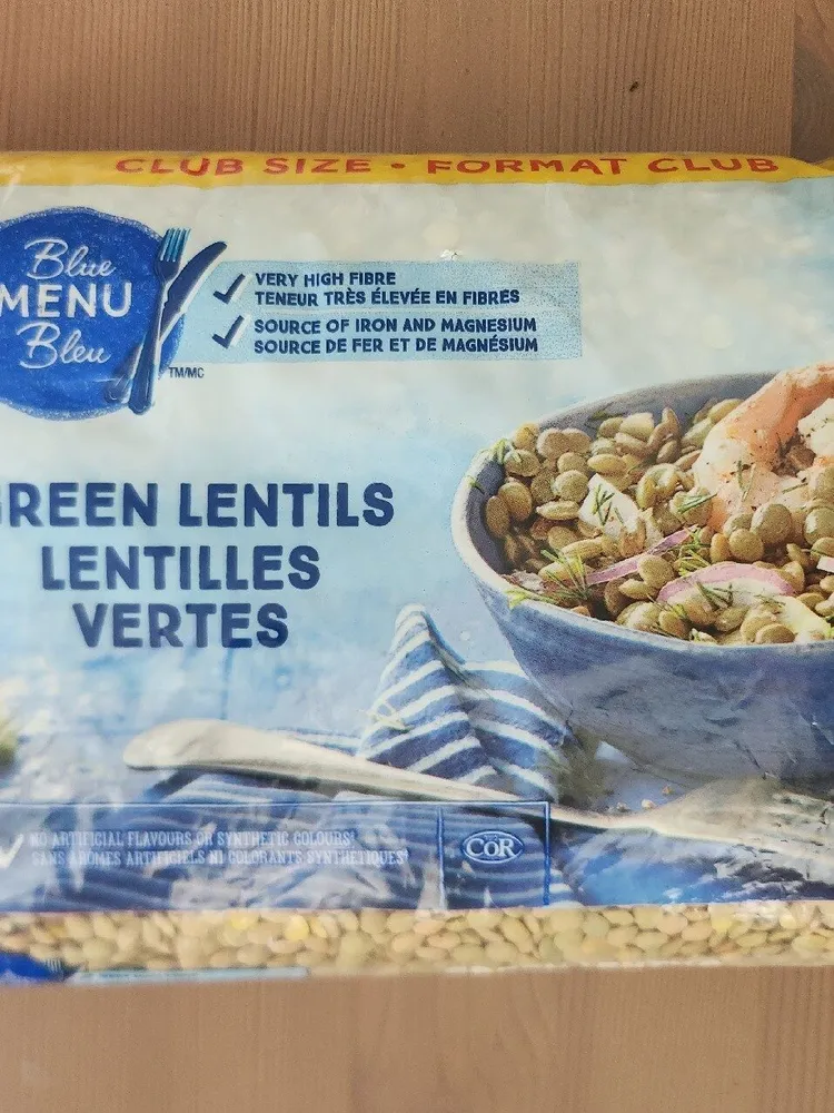 GREEN LENTILS LENTILLES VERTES
