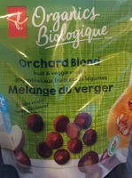 Grignotines aux fruits et aux légumes mélange du verger