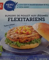 Burgers de pouler aux légumes flexitariens