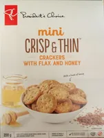 Mini crisp & thin crackers