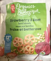Strawberry & Beet lentil wheels