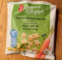 Mais sucré et carotte