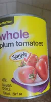 Whole plum tomatoes