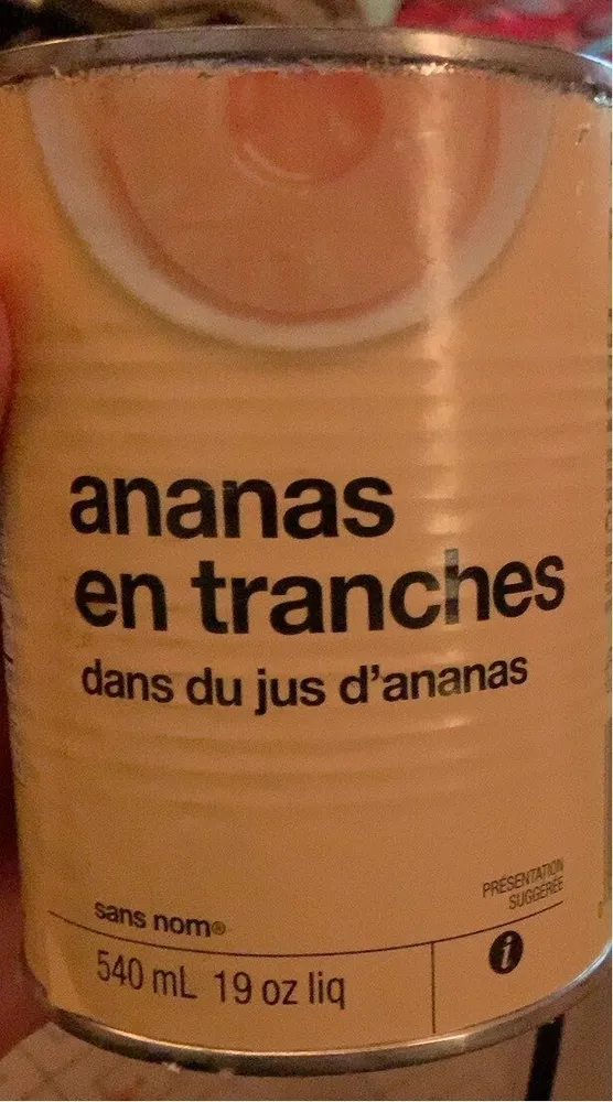Ananas en tranche