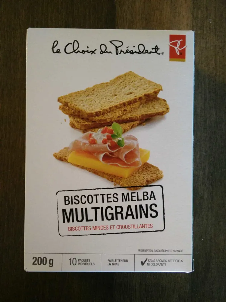 Multigrain melba toast