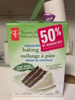 Chocolate cake baking mix