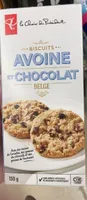 Biscuits avoine et chocolat