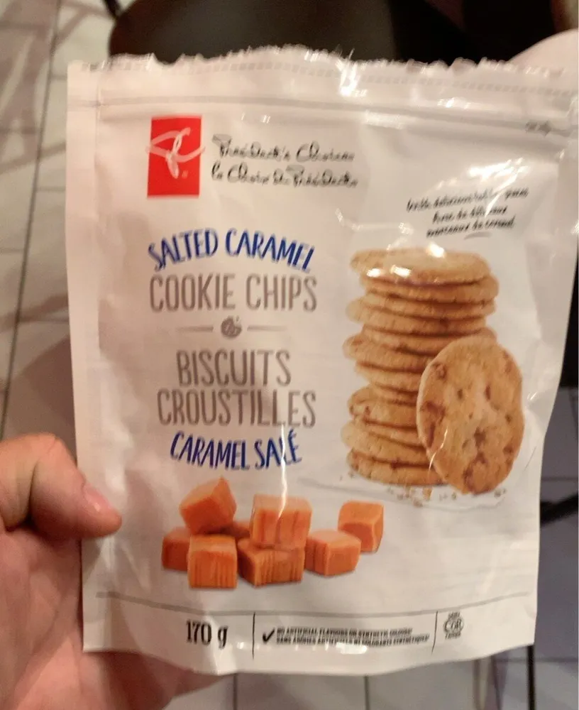 Buscuit croustilles caramel salé