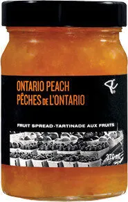 Ontario peach fruit spread