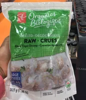 Crevettes tigrées noires