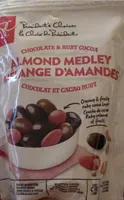 Mélange d’amandes chocolat et cacao ruby