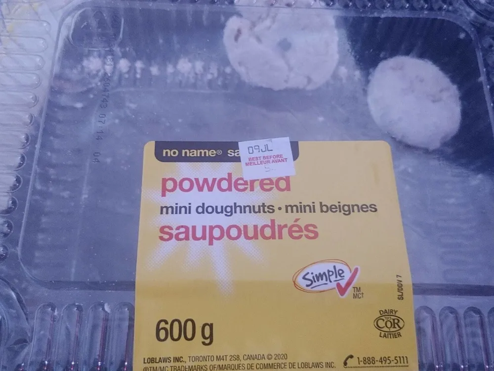Mini beignes saupoudrés