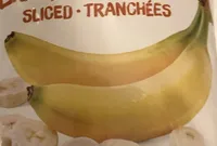 Bananes tranchées