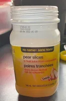 Pear slices
