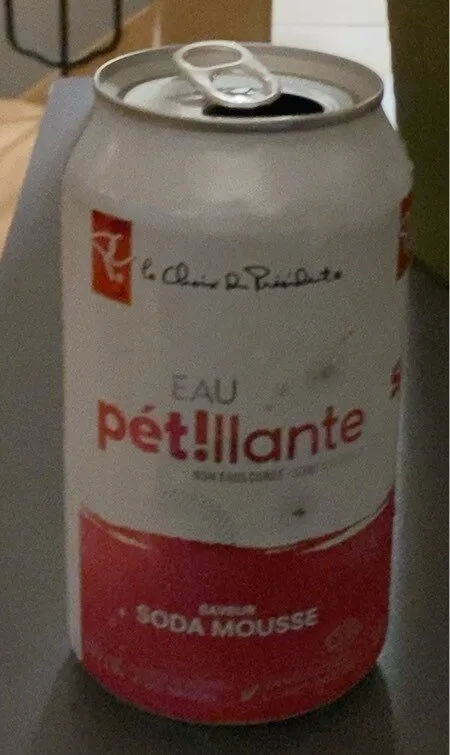 Eau petillante creme soda