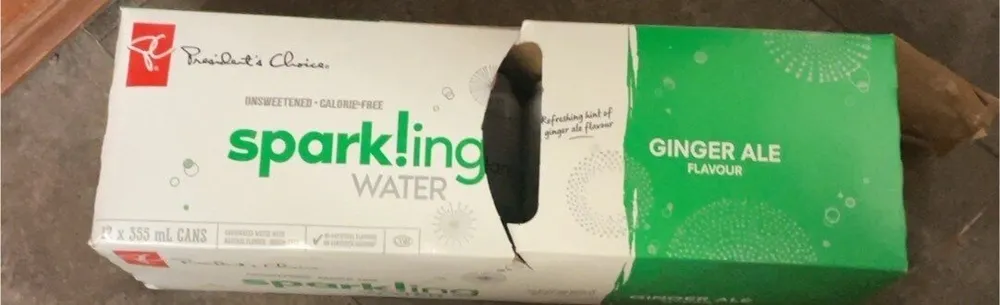 Ginger Ale Sparkling Water