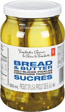 Bread & butter deli-sliced pickles