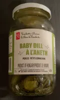 Baby dill pickles