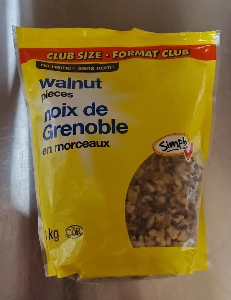 Walnut pieces