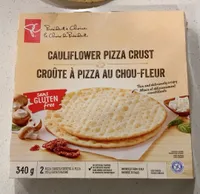 Croûte à pizza au chou-fleur