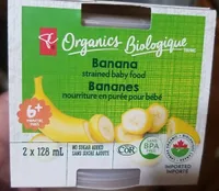 banana strained baby food