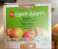 Apple Strained Baby Food