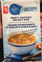 Soupe légumes et haricots blancs