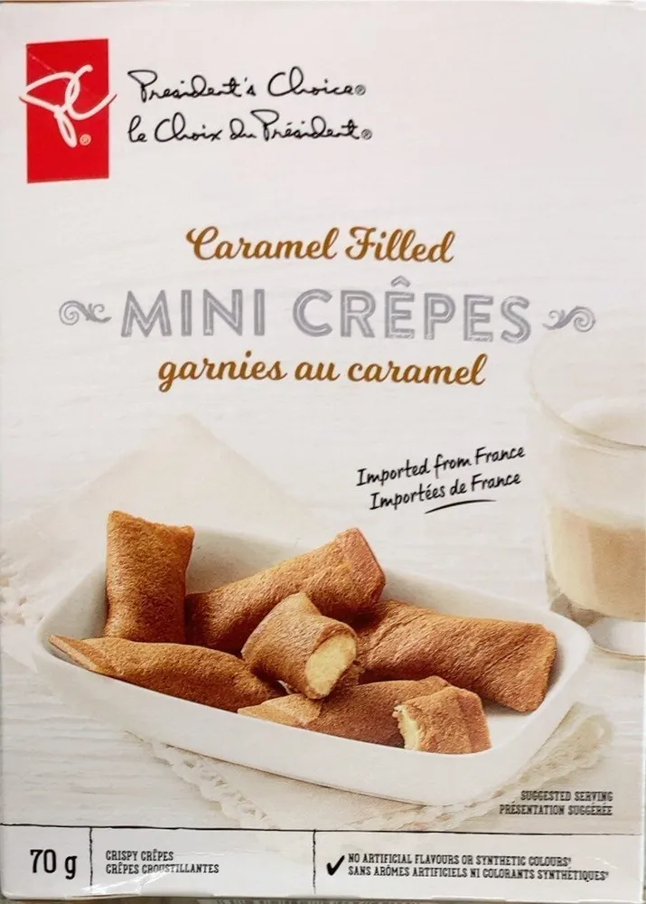 PC mini crepes (caramel filled )