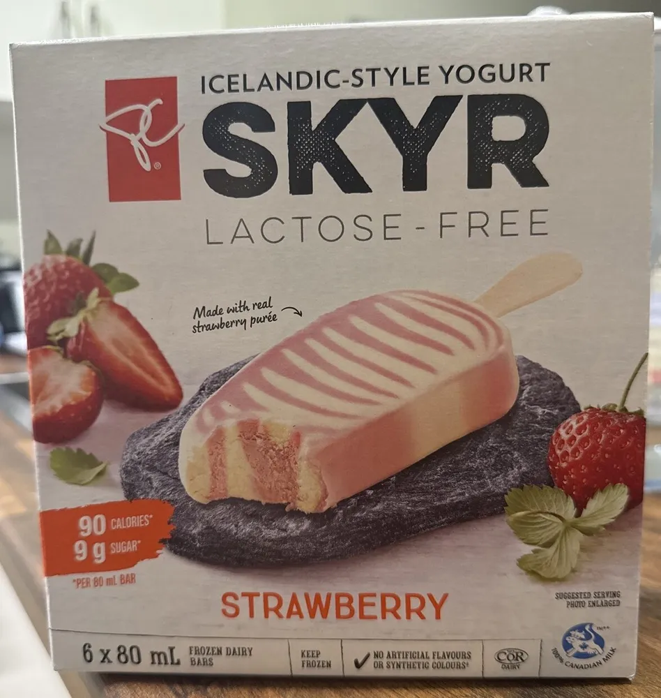 Lactose free frozen yogurt