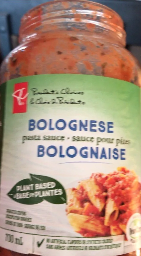 Plant Based Bolognese Pasta Sauce