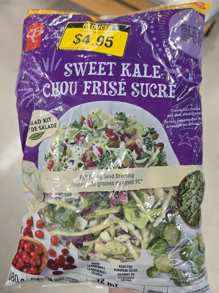 Salade chou frise