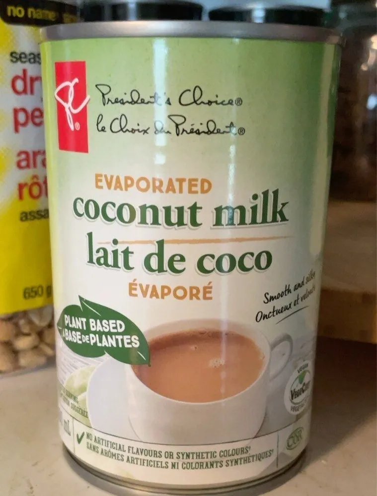Lait de coco évaporé