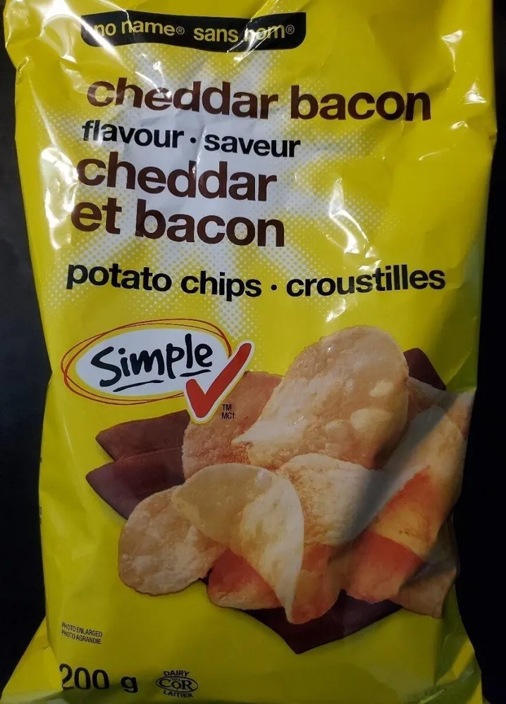Cheddar Bacon potato chips