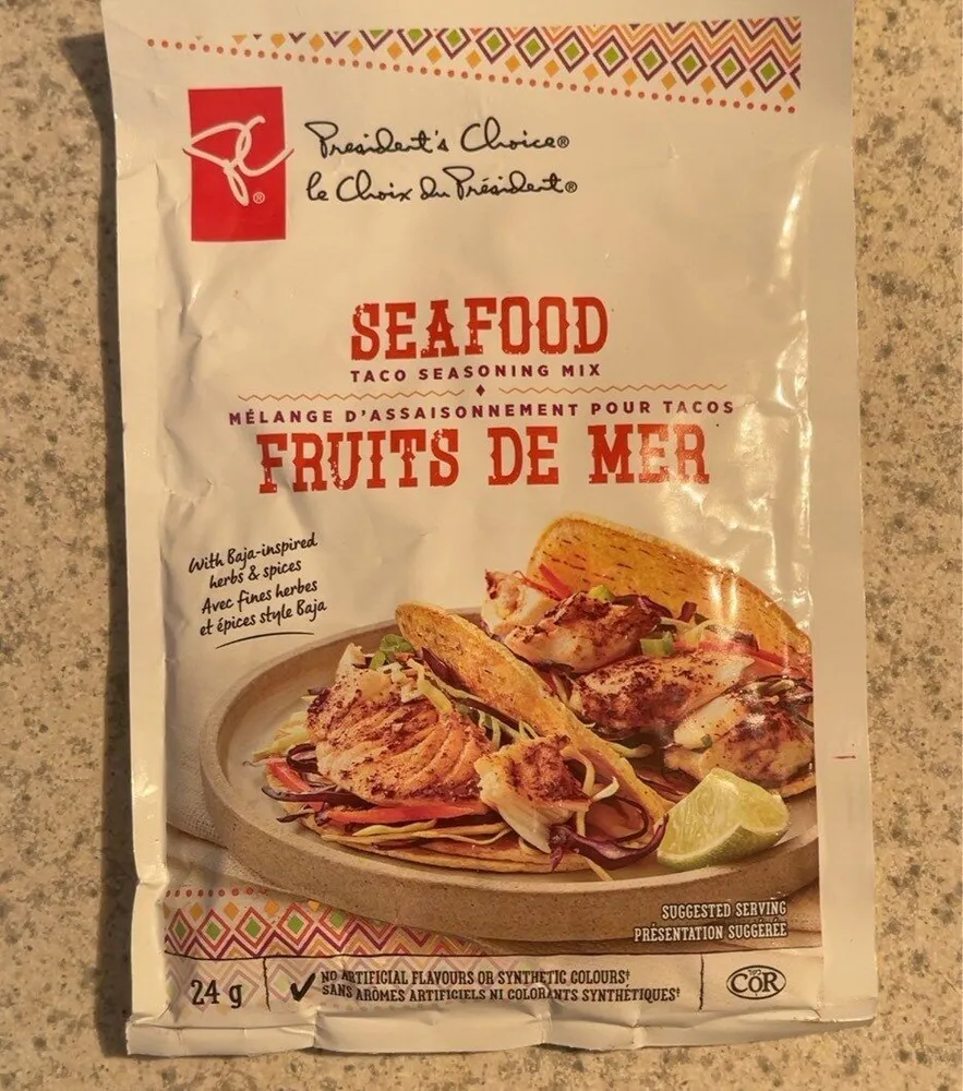 Seafood Taco Seasoning Mix