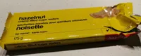 Gaufrettes sucrées avec garniture crémeuse noisette