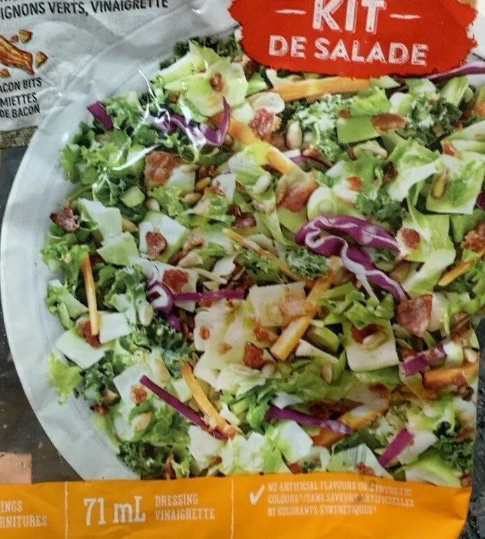 Salade oignon doux et bacon