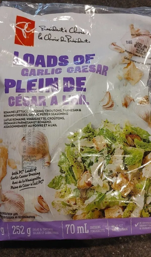 PC Loads garlic ceasar