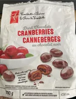 Dark Chocolate cranberries