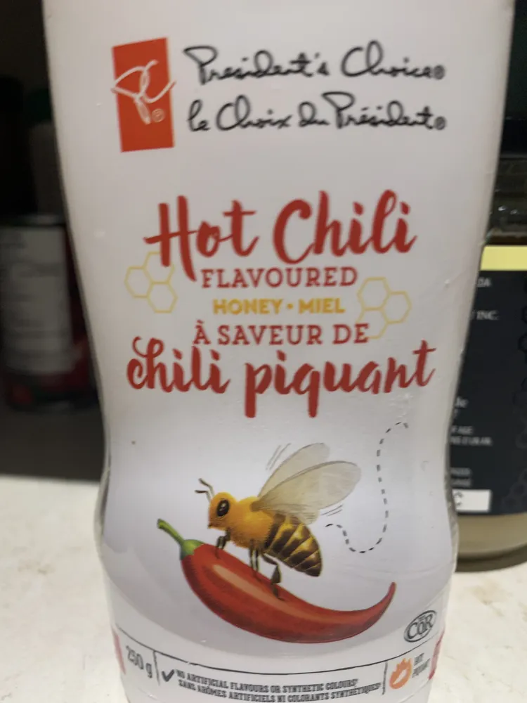 Hot chili flavored honey