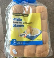 White dinner roles