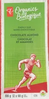 Energy bar chocolate almond