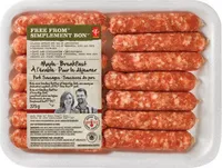 Maple breakfast pork sausages
